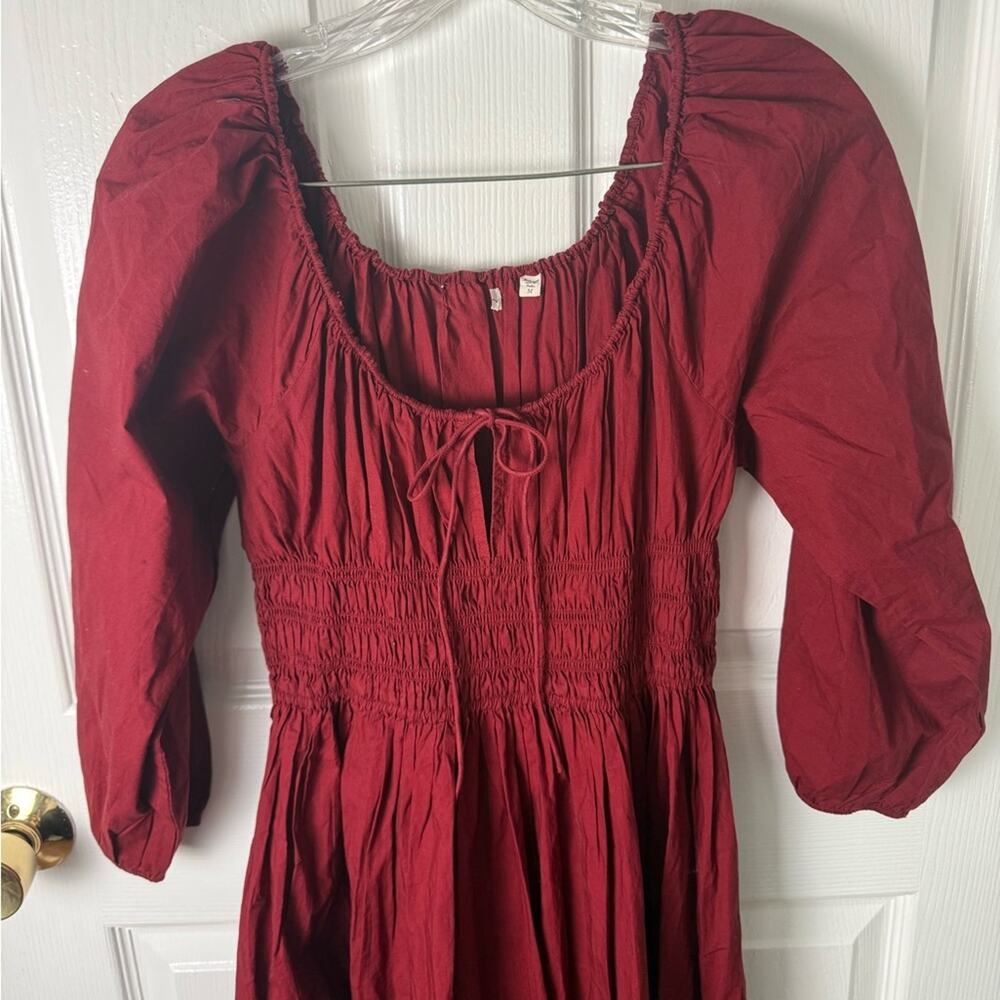 Doen Quintessa Dress in Deep Crimson M - Picture 3 of 7